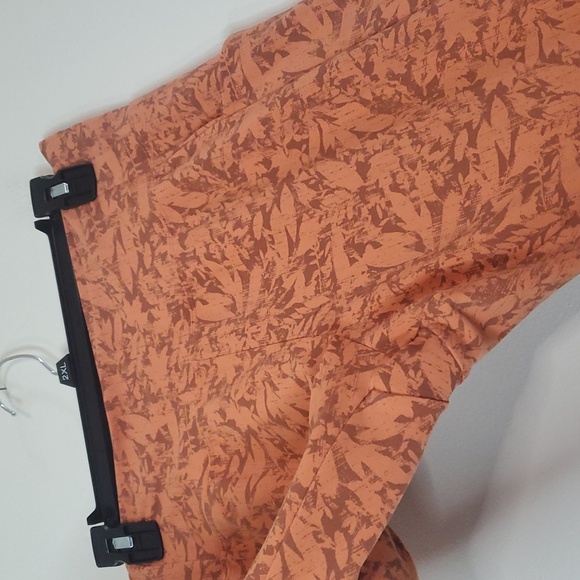REI CoOp Take Your Time 7/8 Leggings Size Large Orange Super Soft Side Pockets - Picture 4 of 11